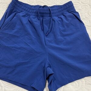 Lululemon Athletica Men's Royal Blue Athletic Shorts-Small